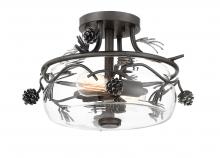  2753-694 - Ponderosa Ridge - 3 Light Semi Flush