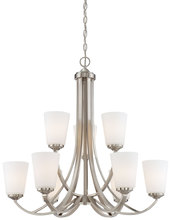  4969-84 - Overland Park - 2 Tier 9 Light Chandelier