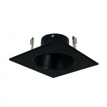  NL-4810BB - 4" BLK BAFFLE, SQ TRIM BLACK