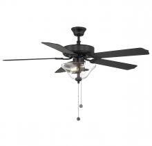 Savoy House Meridian CA M2019MBKRV - 52" 2-Light Ceiling Fan in Matte Black