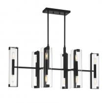  1-9773-12-89 - Winfield 12-Light Linear Chandelier in Matte Black