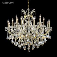  40258GL0GT - Maria Theresa 18 Light Chandelier