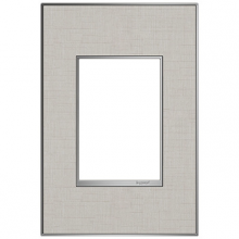  AWM1G3TL4 - adorne® True Linen One-Gang-Plus Screwless Wall Plate