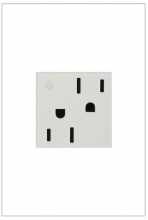  ARCD152W10 - adorne® 15A Tamper-Resistant Dual-Controlled Outlet, White