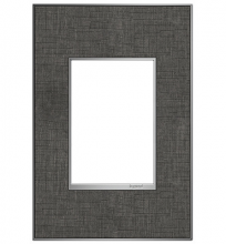  AWM1G3SL4 - adorne® Slate Linen One-Gang-Plus Screwless Wall Plate