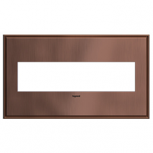  AWC4GMAC4 - adorne® Matte Antique Copper Four-Gang Screwless Wall Plate