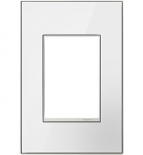  AWM1G3MWW4 - adorne® Mirror White-on-White One-Gang+ Screwless Wall Plate