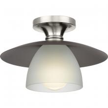  P350233-009 - Trimble Collection One-Light Brushed Nickel 12"  Semi-Flush Mount