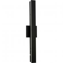  P560367-31M-CS - Z-2040 Collection LED Matte Black Contemporary Medium Outdoor Wall Light