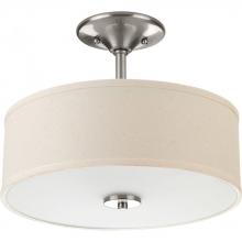  P3712-09 - Inspire Collection Two-Light 13" Semi-Flush