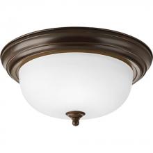  P3925-20ET - Two-Light Dome Glass 13-1/4" Close-to-Ceiling