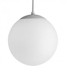  P4402-29 - Opal Globes Collection One-Light White Glass Modern Pendant Light