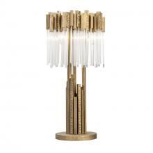  309T03HG - Matrix 3-Lt Table Lamp - Havana Gold