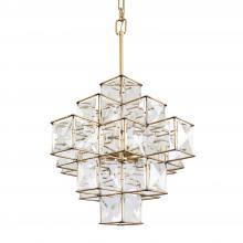  329P06CG - Cubic 6-Lt Pendant - Calypso Gold