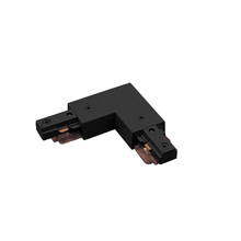  J2-LLEFT-BK - J Track 2-Circuit Left L Connector