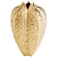  10801 - Pores Vase | Gold -Medium