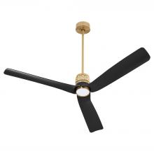  11986 - Levant Ceiling Fan | Aged Brass | Matte Black