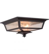  Z1367-MN - Argent II 3 Light Outdoor Flushmount in Midnight