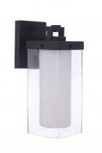  ZA5624-MN - Hayner 1 Light Large Outdoor Wall Lantern in Midnight