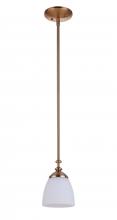  53791-SB - Marlowe 1 Light Mini Pendant in Satin Brass