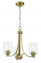  50523-SB - Bolden 3 Light Chandelier in Satin Brass