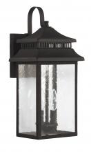  ZA3114-DBG - Crossbend 2 Light Medium Outdoor Wall Lantern in Dark Bronze Gilded