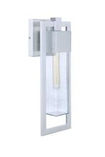  ZA4004-SA - Perimeter 1 Light Small Outdoor Wall Lantern in Satin Aluminum