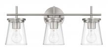  60403-BNK - Connell 3 Light Vanity in Brushed Polished Nickel