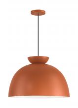  59192-BCY - Ventura Dome 1 Light Pendant in Baked Clay