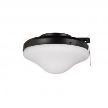  ELK113-1FB-W - 2 Light Outdoor Bowl Light Kit in Flat Black