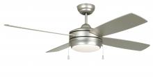  LAV44BN4LK-LED - 44" Laval in Brushed Nickel w/ Brushed Nickel/Maple Blades