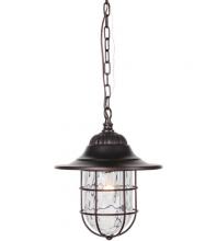  Z5821-OBG - Fairmont 1 Light Outdoor Pendant in Oiled Bronze Gilded