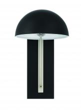  ZA4914-MNSA - Kahn 1 Light Medium Outdoor Wall Lantern in Midnight/Satin Aluminum