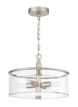  55654-SN - Hailie 4 Light Convertible Semi Flush in Satin Nickel