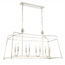  2249-PN_NOSHADE - Libby Langdon Sylvan 8 Light Polished Nickel Chandelier