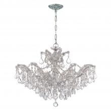  4439-CH-CL-S - Maria Theresa 6 Light Swarovski Strass Crystal Polished Chrome Chandelier