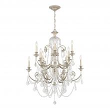  5119-OS-CL-SAQ - Regis 12 Light Spectra Crystal Olde Silver Chandelier