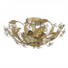  5316-GL - Paris Market 6 Light Gold Leaf Semi Flush Mount