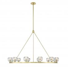  ARA-10266-SB - Aragon 12 Light Soft Brass Chandelier