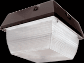  VAN3F32QT/PCS - Vandalproof, 2400 lumens, VAN3, 9 inch x 9 Inch, ceiling mount, 32W, CFL-QT, lamp, 120V swivel pho