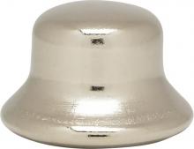  90/2453 - Steel Finial; 1/4-27; 1/2" Diameter; Nickel Plated