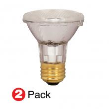  S2267 - 39 Watt; Halogen; PAR20; Clear; 1500 Average rated hours; 530 Lumens; Medium base; 120 Volt; 2-Pack