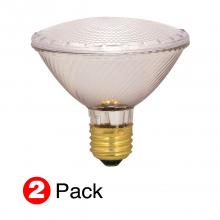  S2268 - 60 Watt; Halogen; PAR30; Clear; 1500 Average rated hours; 1090 Lumens; Medium base; 120 Volt; 2-Pack