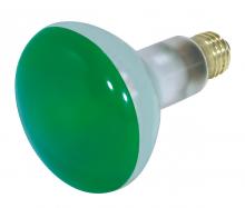  S3227 - 75 Watt BR30 Incandescent; Green; 2000 Average rated hours; Medium base; 130 Volt