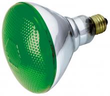  S5005 - 100 Watt BR38 Incandescent; Green; 2000 Average rated hours; Medium base; 230 Volt