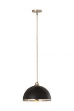  1004P14-MB-BN - 1 Light Pendant