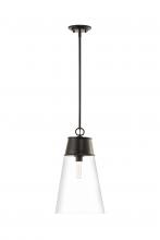  2300P12-MB - 1 Light Pendant