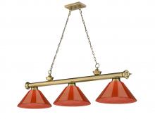  2306-3RB-ARBG - 3 Light Billiard