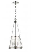  341P12-PN - 3 Light Pendant