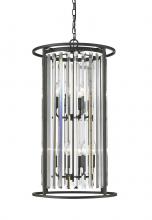  439-8BRZ - 8 Light Chandelier